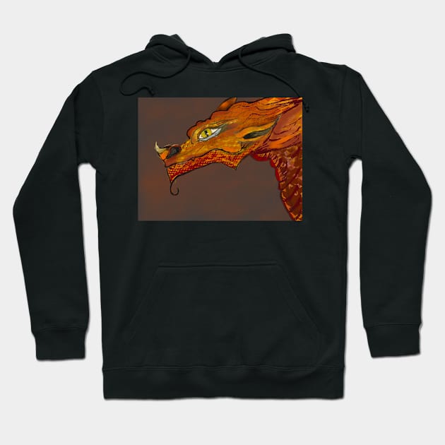 Textile Dragon Hoodie by Kate-Casanova